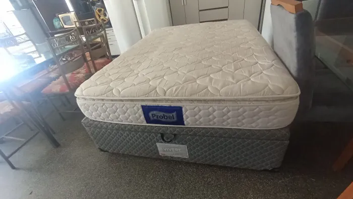 Cama box casal colchão tamanho Baú probel molas ensacandas