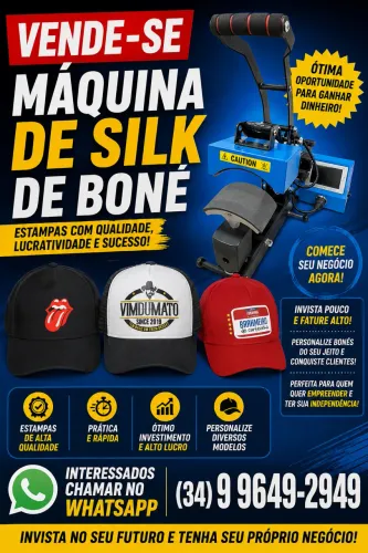 Máquina de Estampar Boné 