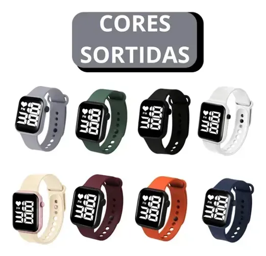  Kit 5 Relógios Digitais SKMEI - Cores Sortidas