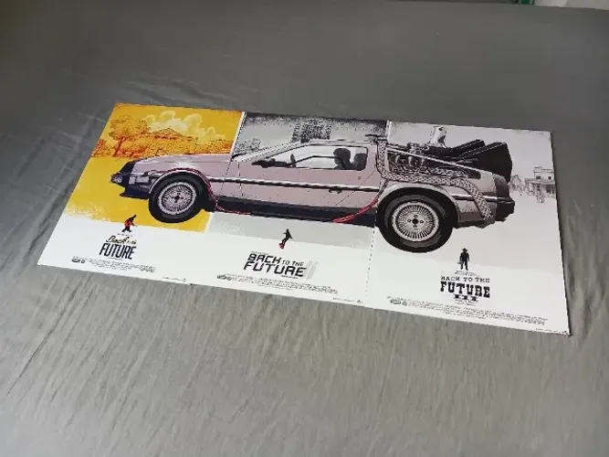 QUADROS DECORATIVOS DO FILME DE VOLTA PARA O FUTURO