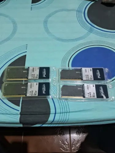 4 Memórias RAM DDR4 Ballistix 32gb (4 de 8gb) 3000 Mhz