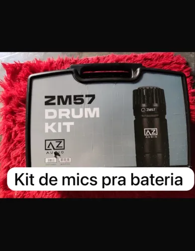 Kit microfones de bateria