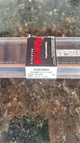 Memória Ram Ddr4 8gb 2666mhz Cl16 Kingston Hyperx Fury