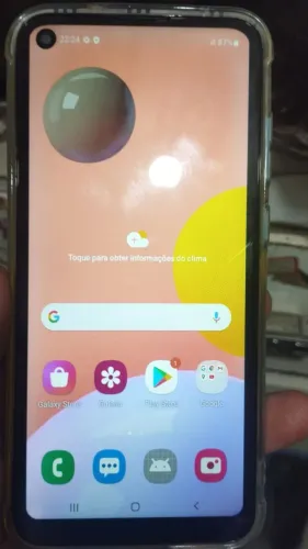 Celular Samsung A11 de 64GB funcionando perfeitamente