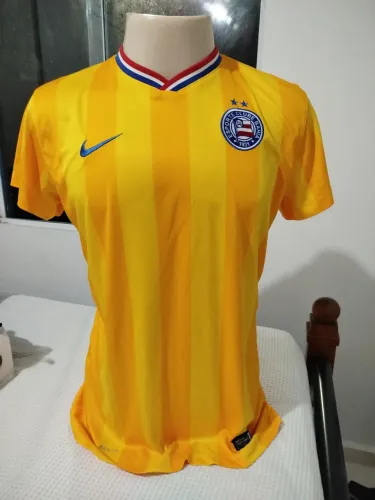 Raridade Camisa do Bahia Nike Amarela 2014 -Estado de colecionador Tam. G