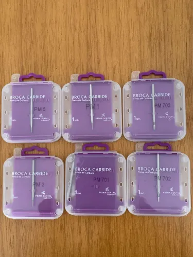 Kit brocas carbide odontológicas 