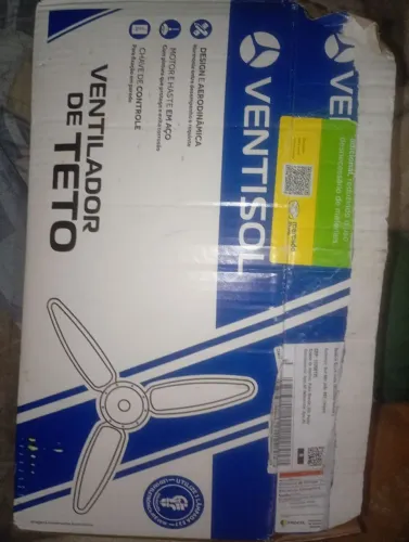 Ventilador de teto 110w novo na caixa