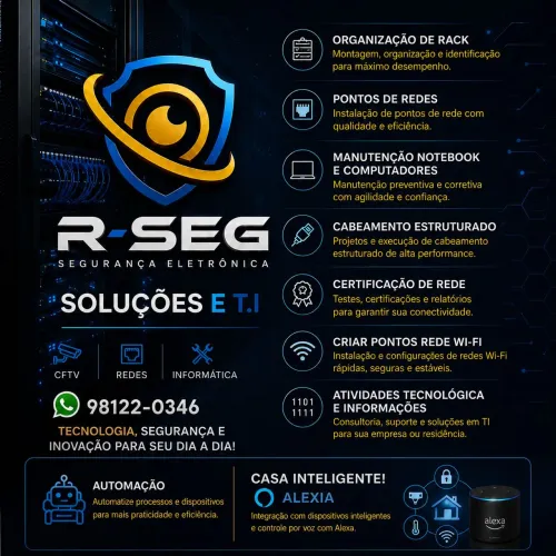 R seg serviços e Rede