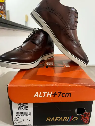Sapato Rafarillo ALTH+7cm Marrom 40