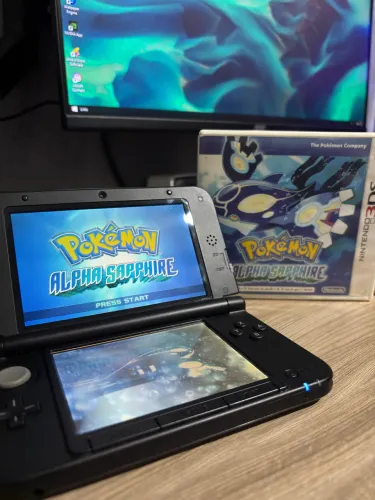 Nintendo 3ds XL + 2 Jogos com Capa!