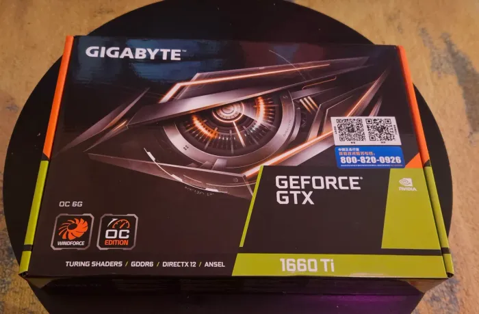 GTX 1660ti OC Edition 6GB Gigabyte
