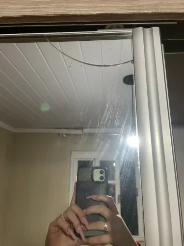 Dois Espelhos grandes de porta de guarda roupa