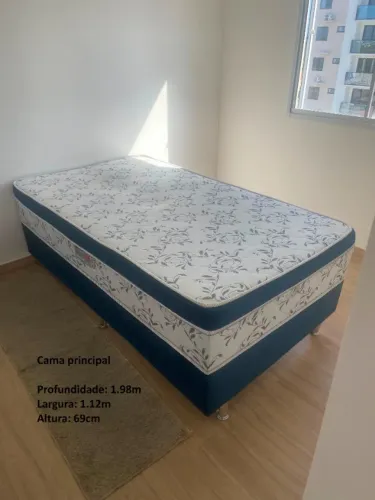 Cama box Viúva/Solteirão com cama auxiliar - Bicama