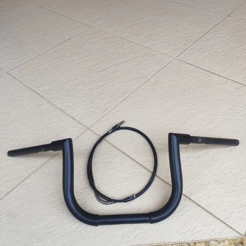 Guidão 8" + Cabo de Embreagem para Royal Enfield Super Meteor 650
