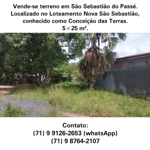 Vende-se Terreno em São Sebastião do Passé 