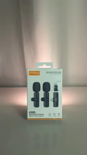 Microfone de Lapela Sem Fio