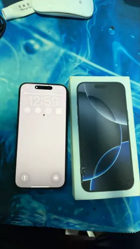 iPhone 16 pro Max 256 com caixa e cabo