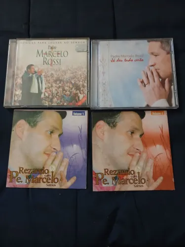Lote 4 CDs Padre Marcelo Rossi - Raridades / Música Católica 
