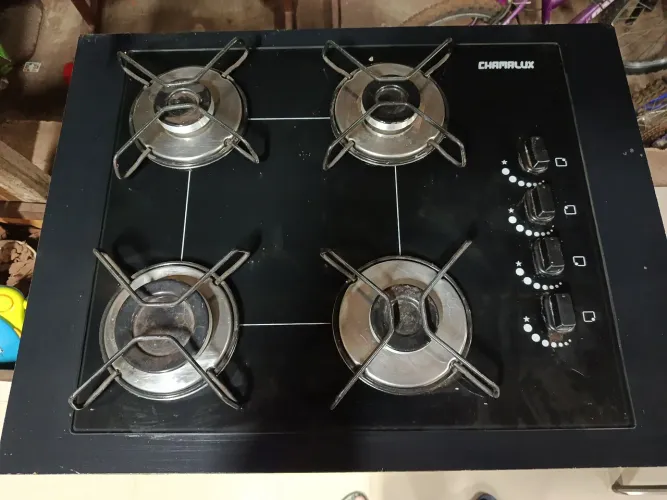 Fogão Cooktop com armário