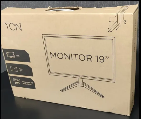 Monitor 19 lacrados Nota e garantia