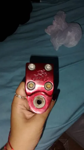 Mesinha de bicicleta so um pouco desgastado