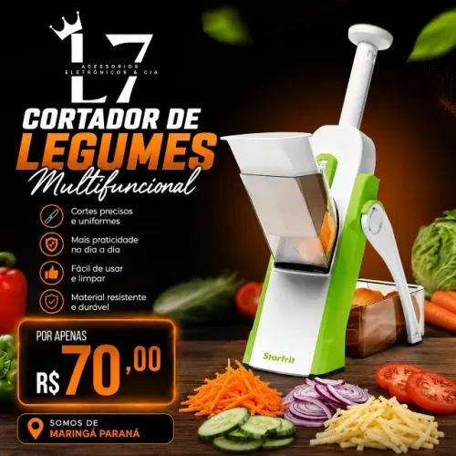 Cortador de Legumes Multifuncional