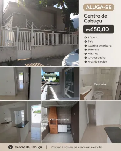 Casa na praça de Cabuçu 