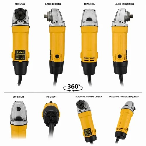 Esmerilhadeira Artstheco 900W - 11.000 RPM - 115mm