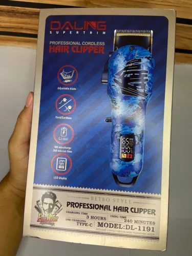 Máquina de Cortar Cabelo sem Fio Style Retrô OP Daling DL-1191 an11
