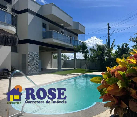 Praia Grande (Residencial HZ)- Fundão/ES; Linda casa duplex, com excelente padrão e vista