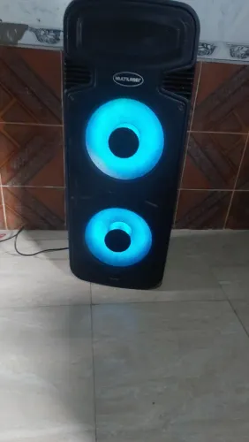 Caixa de Som Torre Double 15 Pol. 3500W BT/AUX/SD/FM - Multilaser SP344