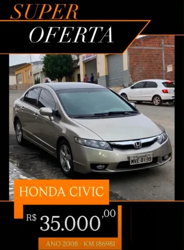 Honda Civic Sedan LXS 1.8/1.8 Flex 16V Mec. 4P 2007