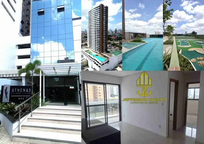 Athenas Future Living apartamento pronto para morar em Belém com sacada, suíte 2 vagas de