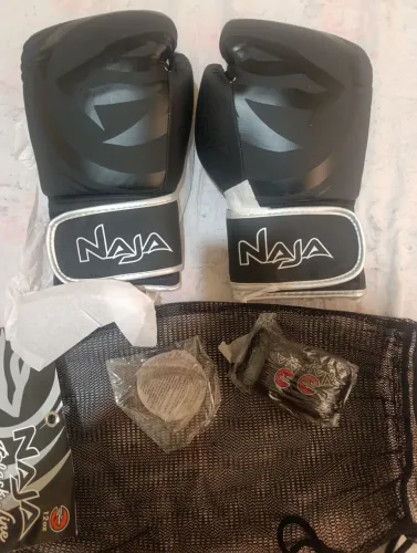 Luvas de muay Thai novas 12 Oz com bandagem e protetor bucal