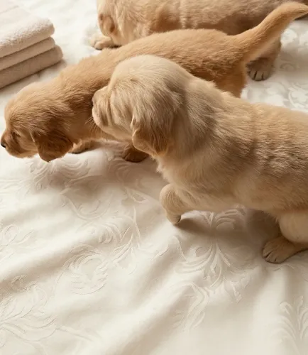 Filhotes de Golden Retriever com Pedigree