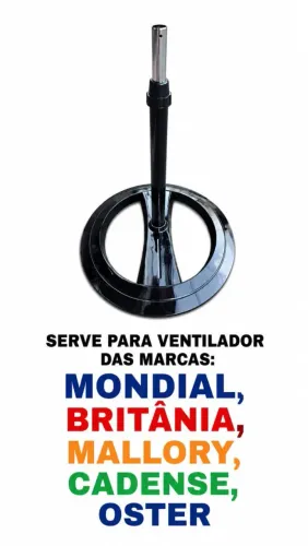 Base com coluna do ventilador, mondial, cadense, malorry, Britânia