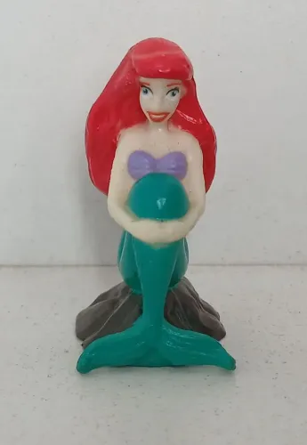 BONECO MINIATURA A PEQUENA SEREIA PRINCESA ARIEL DISNEY ORIGINAL