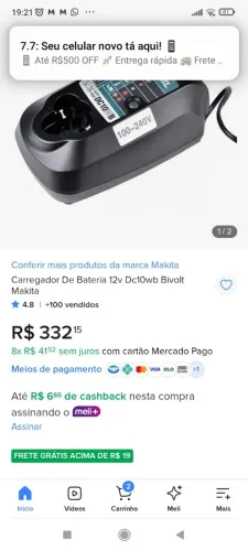 Carregador Makita