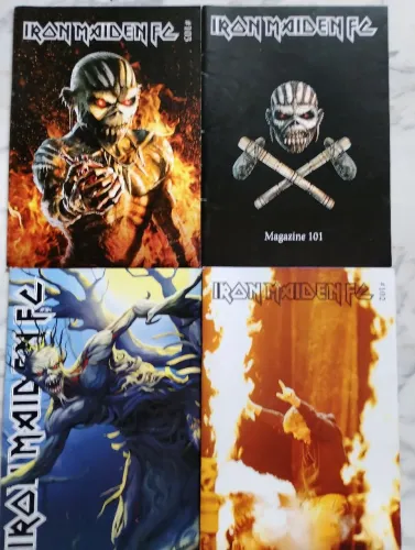 Iron Maiden Fã Clube Revistas 