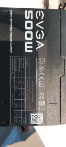 FONTE ATX 500 WATS 80 PLUS EVGA