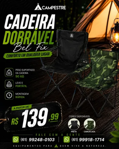 Cadeira dobrável Bel Fix