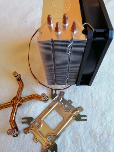 COOLER para processador INTEL - marca COOLER MASTER" ventoinha com com servo motor