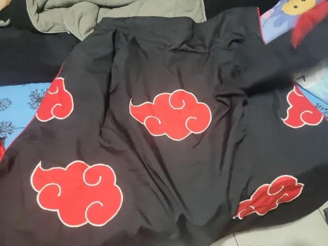 Manto da akatsuki de naruto tamanho 11 anos