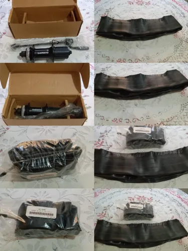 Cubo shimano e câmeras de bike