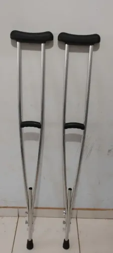 Muleta de alumínio