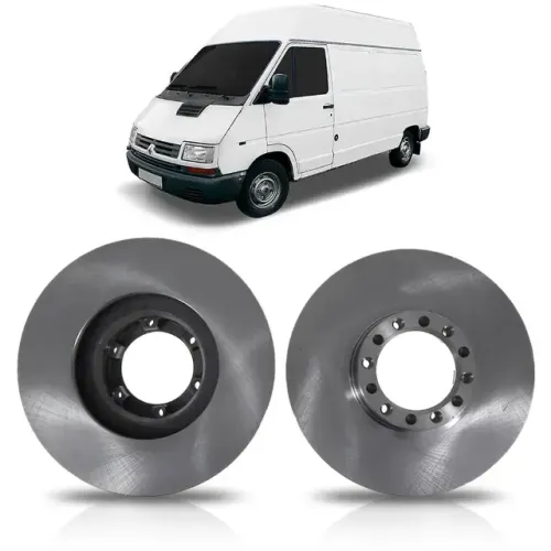 PAR ( 02 ) DISCO DE FREIO DIANTEIRO RENAULT TRAFIC 1992 / 2002