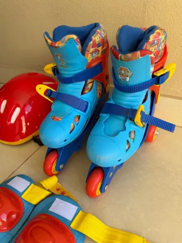 Patins Patrulha canina infantil 3 rodas