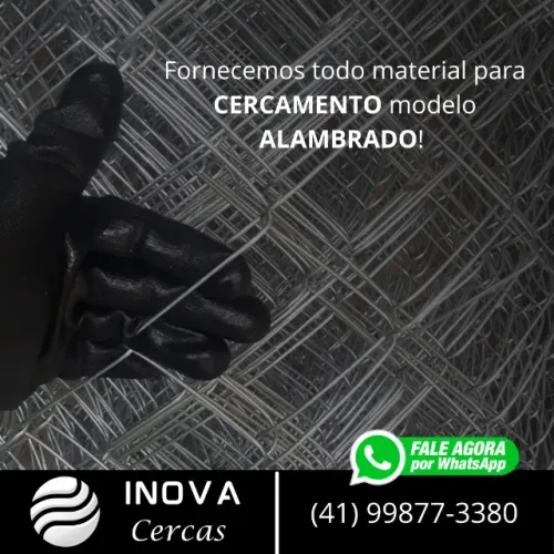 Telas Alambrado Fio 14 Malha 75/80 Galvanizada