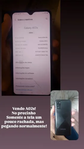 Celular A02s PRA VENDER LOGO!!?