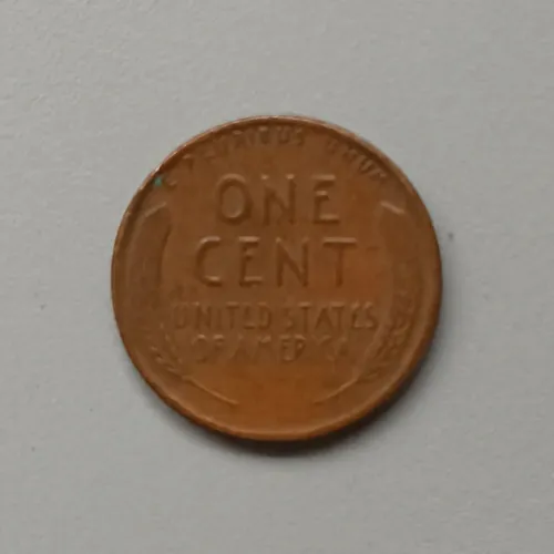 Moeda antiga de 1 centavos americanos 1951